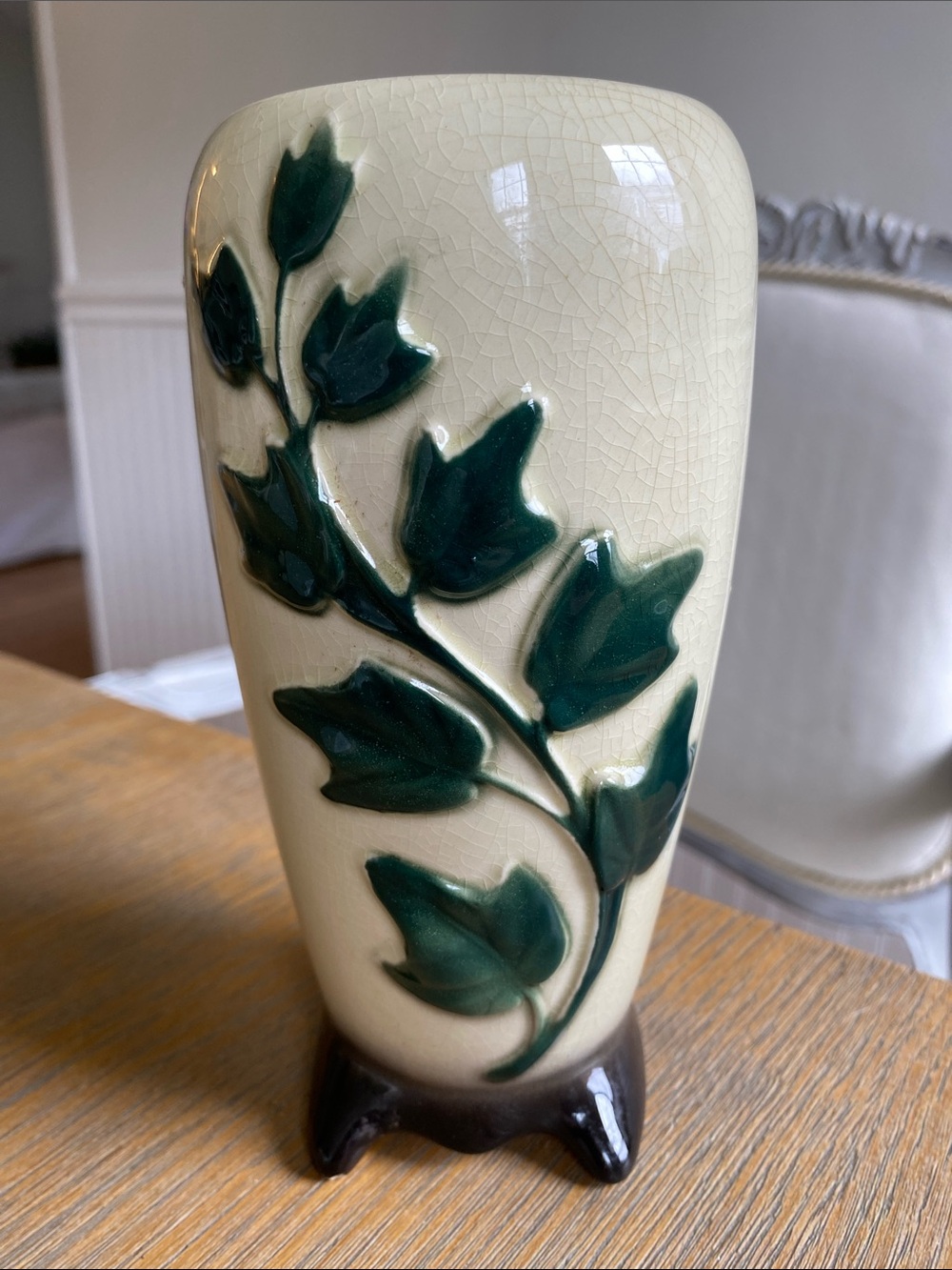 Mid Century Modern Royal Copley Ivy Ceramic Vase